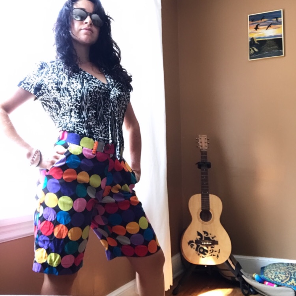 LOUDMOUTH men’s retro golf shorts
